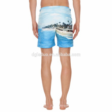 2018 venda quente calções de banho homens calções de praia impressão calções de boxe calções de banho